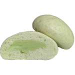 Gedämpfte Brötchen mit Pandan-Kokosnussfüllung